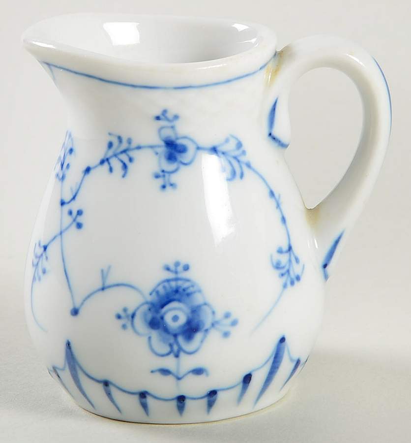 Blue Traditional (No Trim) Individual Creamer by Bing & Grondahl-1