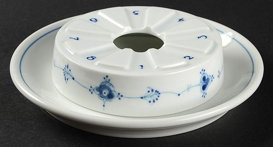 Blue Traditional (No Trim) (2 Piece) Cigar Ashtray by Bing & Grondahl-1