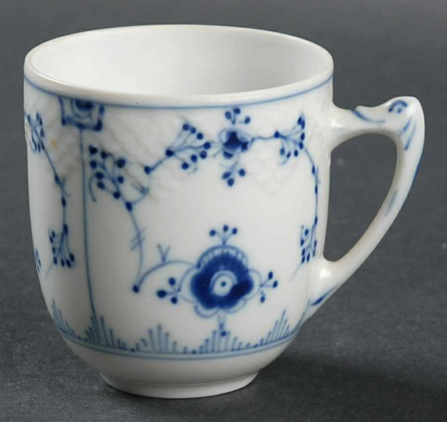 Blue Traditional (No Trim) Flat Demitasse Cup by Bing & Grondahl-1