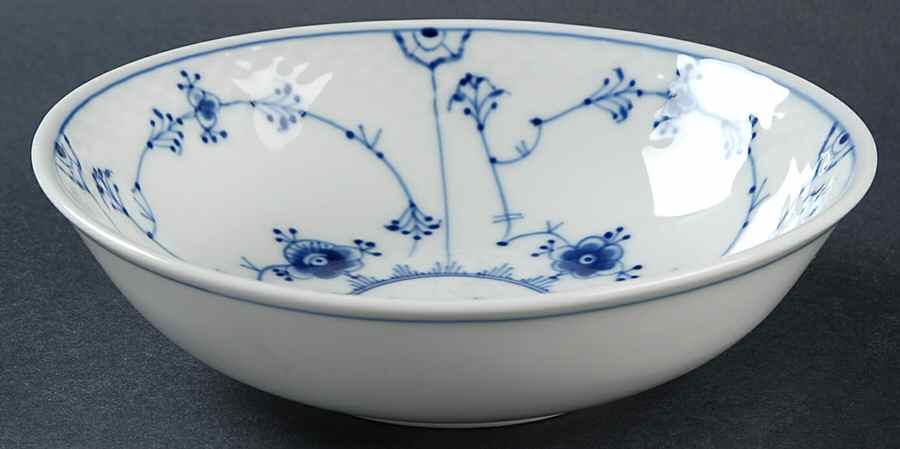 Blue Traditional (No Trim) Coupe Cereal Bowl by Bing & Grondahl-1