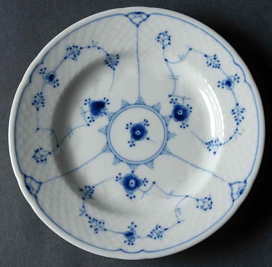 Blue Traditional (No Trim) Bread & Butter Plate by Bing & Grondahl-1