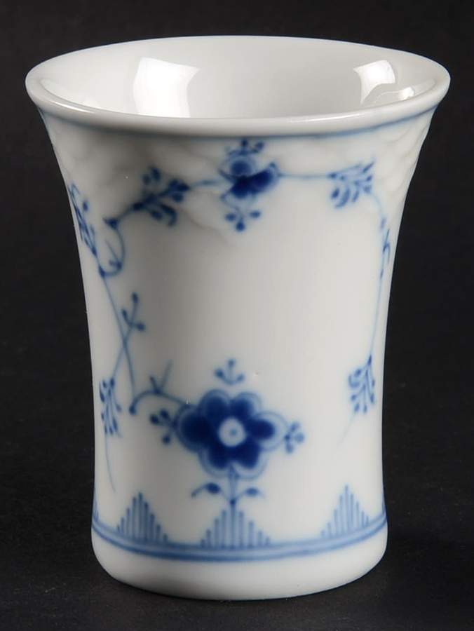 Blue Traditional (No Trim) Mini Bud Vase by Bing & Grondahl-1