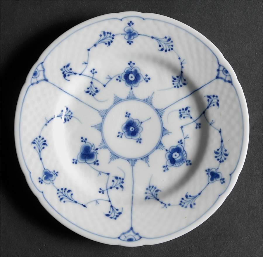 Blue Traditional (No Trim) Bread & Butter Plate by Bing & Grondahl-1