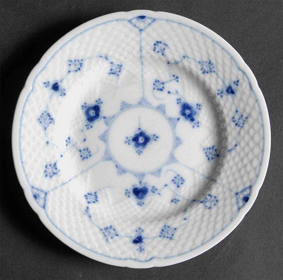 Blue Traditional (No Trim) Bread & Butter Plate by Bing & Grondahl-1