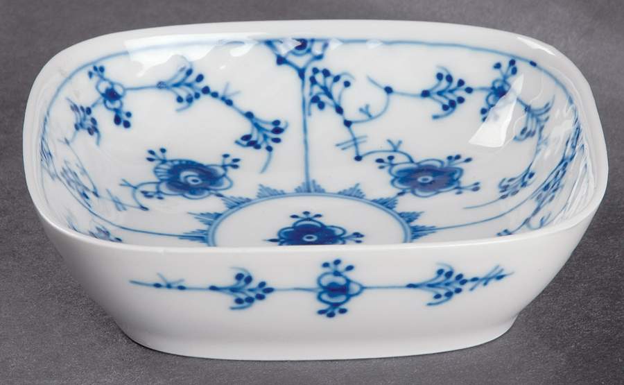 Blue Traditional (No Trim) 4" Square Ashtray by Bing & Grondahl-1