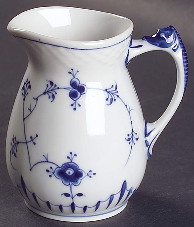 Blue Traditional (No Trim) Creamer by Bing & Grondahl-1