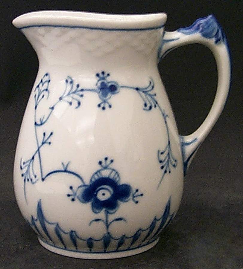 Blue Traditional (No Trim) Creamer by Bing & Grondahl-1