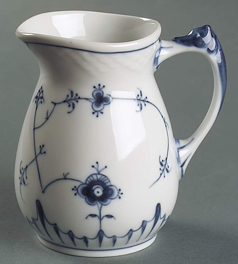 Blue Traditional (No Trim) Creamer by Bing & Grondahl-1