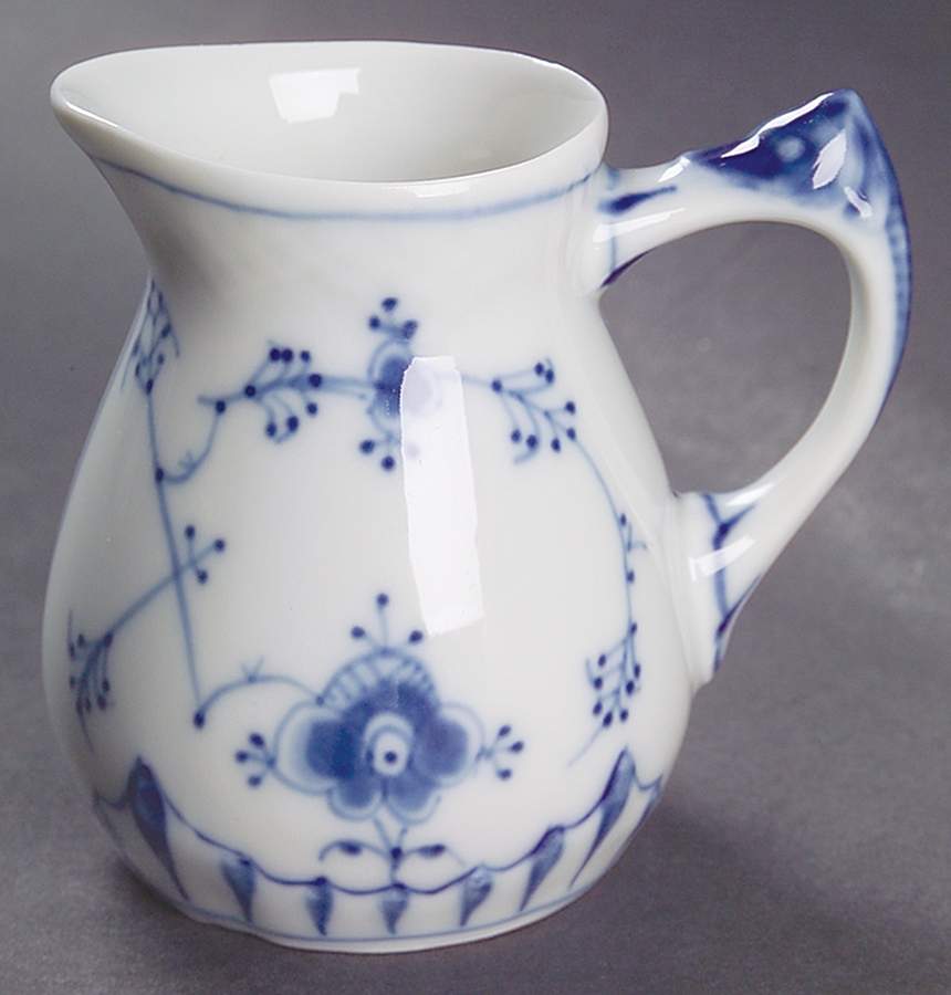 Blue Traditional (No Trim) Mini Creamer by Bing & Grondahl-1