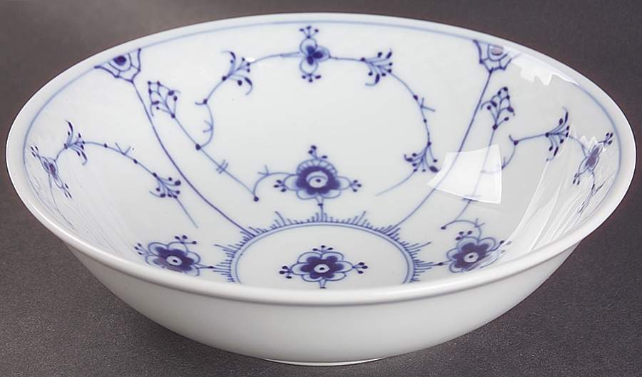 Blue Traditional (No Trim) Coupe Cereal Bowl by Bing & Grondahl-1