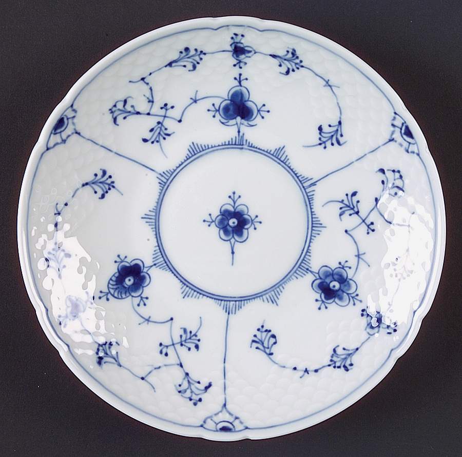 Blue Traditional (No Trim) Saucer for Breakfast Cup by Bing & Grondahl-1