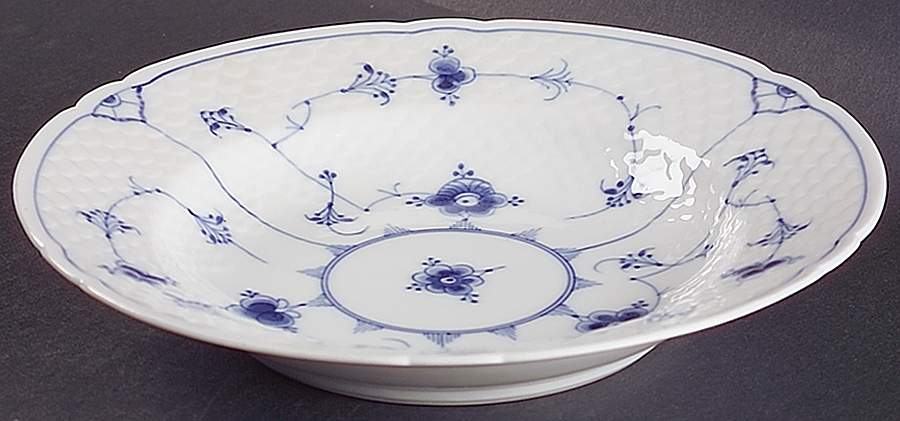 Blue Traditional (No Trim) Rim Soup Bowl by Bing & Grondahl-1
