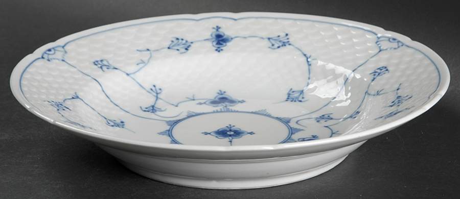 Blue Traditional (No Trim) Rim Soup Bowl by Bing & Grondahl-1