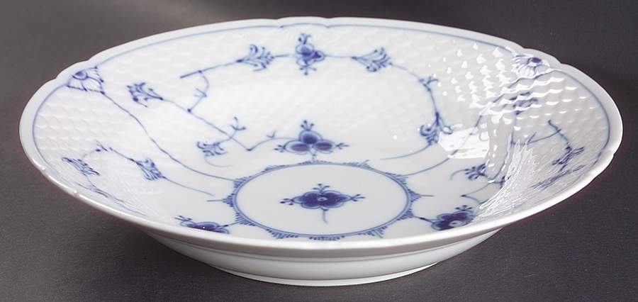 Blue Traditional (No Trim) Large Rim Soup Bowl by Bing & Grondahl-1