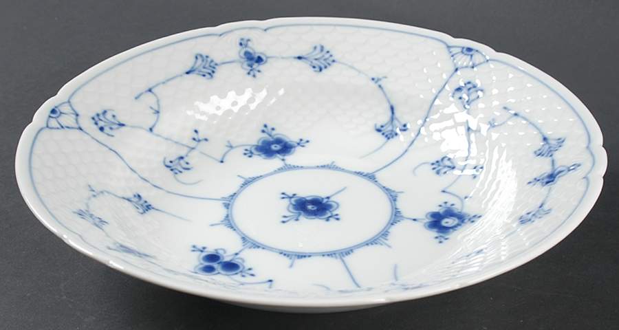 Blue Traditional (No Trim) Large Rim Soup Bowl by Bing & Grondahl-1