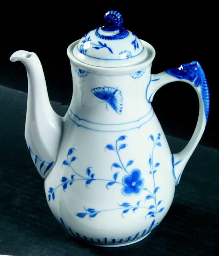 Butterfly Mini Coffee Pot & Lid by Bing & Grondahl-1