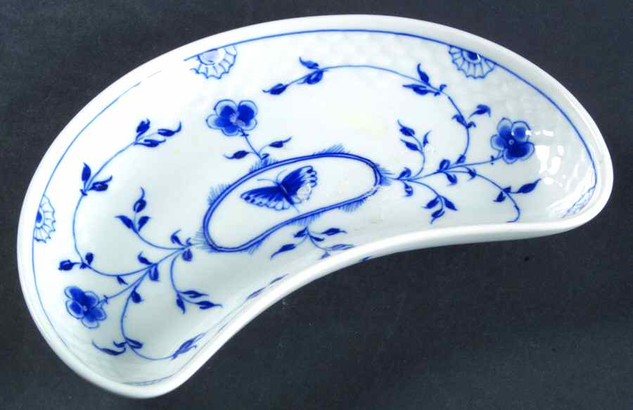 Butterfly Crescent Salad Plate by Bing & Grondahl-1