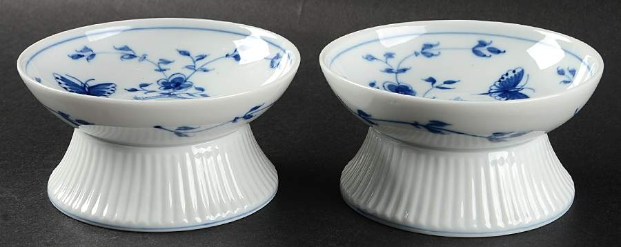 Butterfly 2" Candlestick - Set of 2 by Bing & Grondahl-1