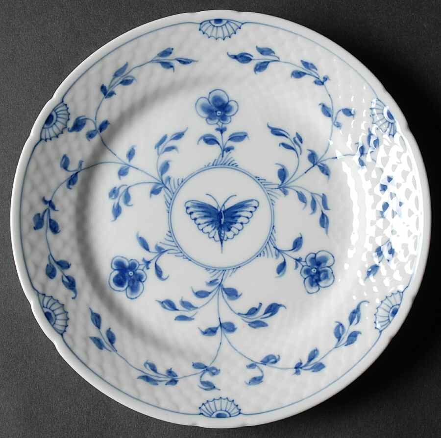 Butterfly Dessert/Pie Plate by Bing & Grondahl-1