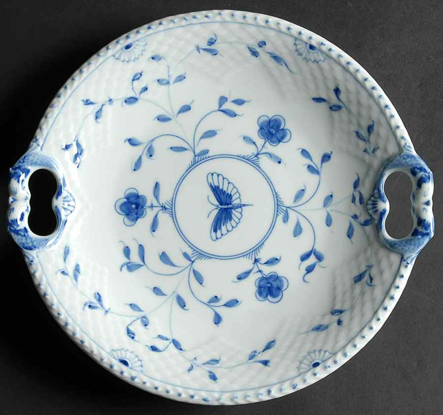 Butterfly Handled Cake Plate by Bing & Grondahl-1