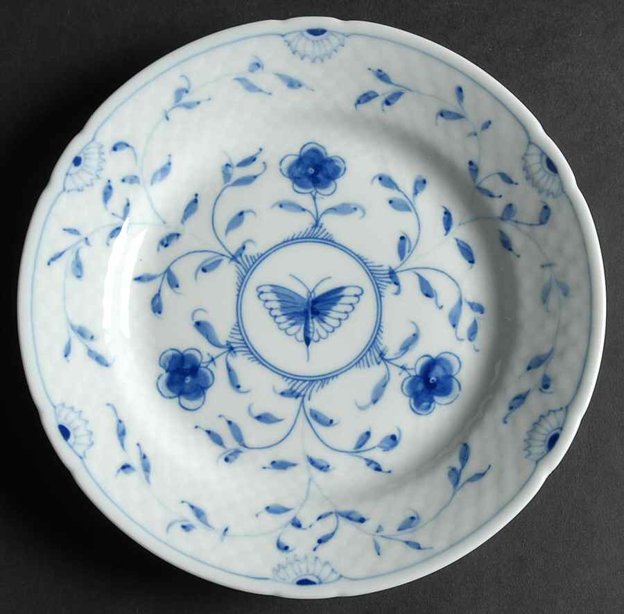 Butterfly Dessert/Pie Plate by Bing & Grondahl-1