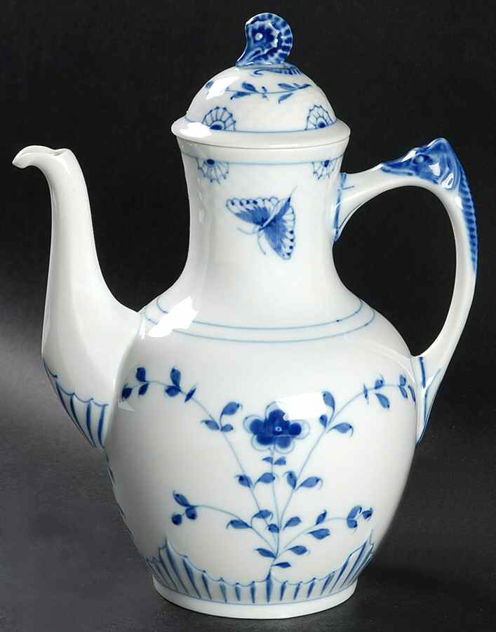 Butterfly Mini Coffee Pot & Lid by Bing & Grondahl-1