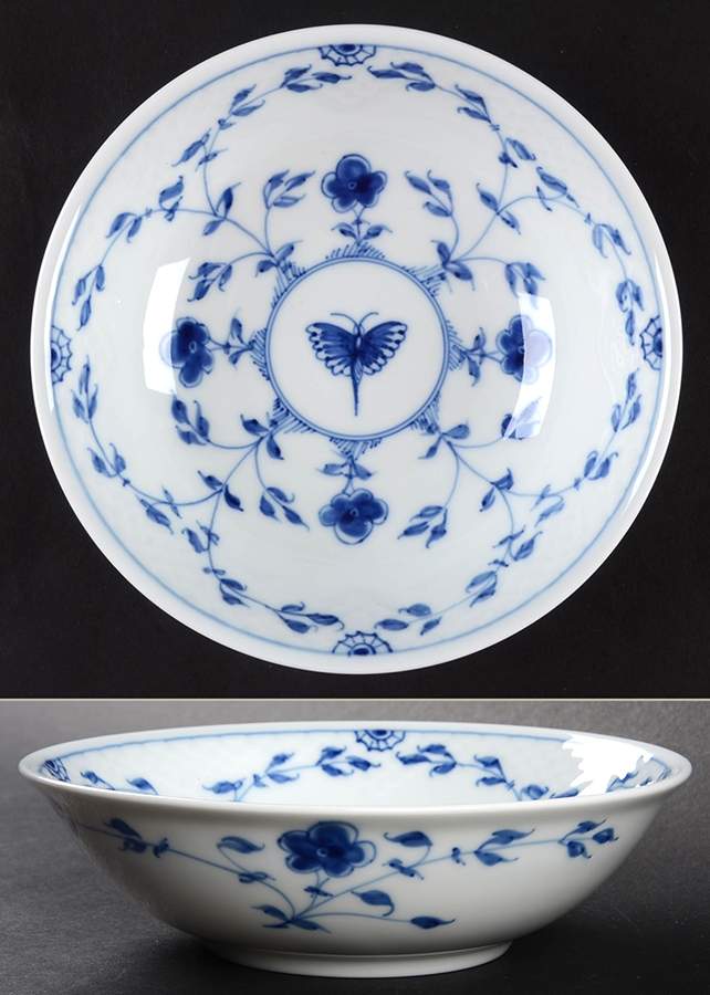 Butterfly Coupe Cereal Bowl by Bing & Grondahl-1