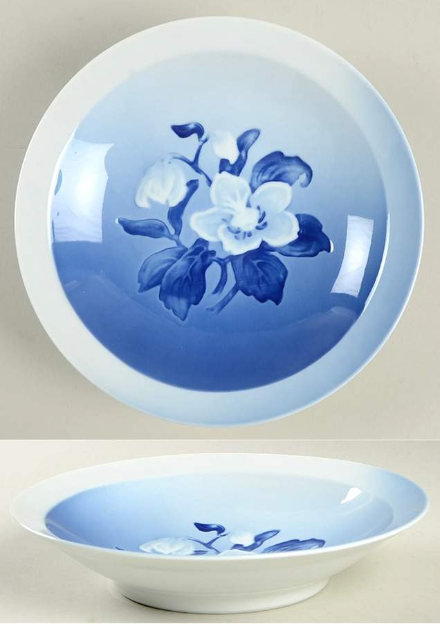Christmas Rose Coupe Soup Bowl by Bing & Grondahl-1