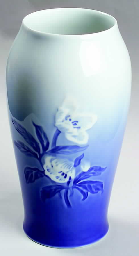Christmas Rose 8" Vase by Bing & Grondahl-1