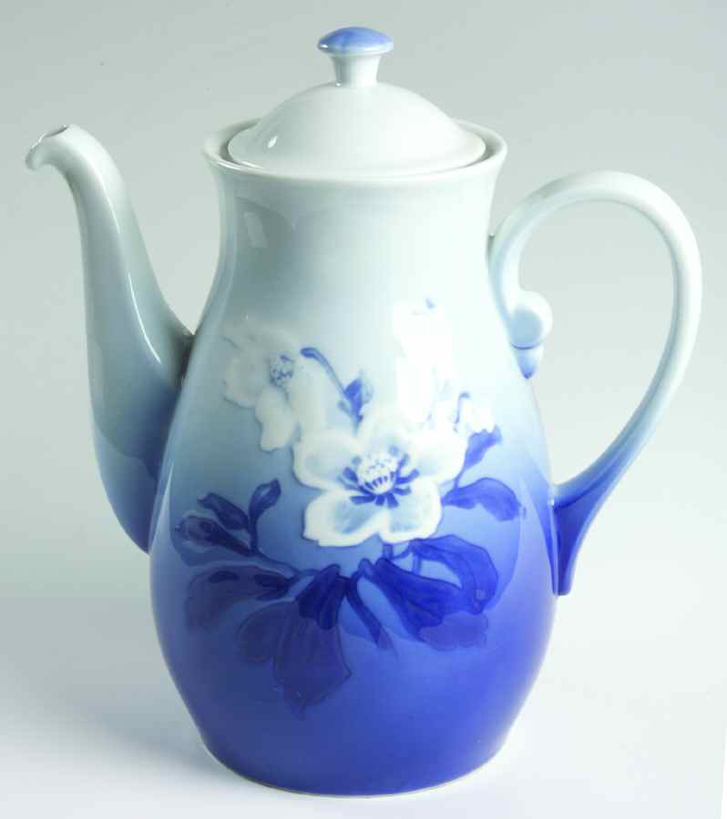 Christmas Rose Coffee Pot & Lid by Bing & Grondahl-1