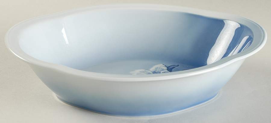 Christmas Rose 9" Oval Vegetable Bowl by Bing & Grondahl-1