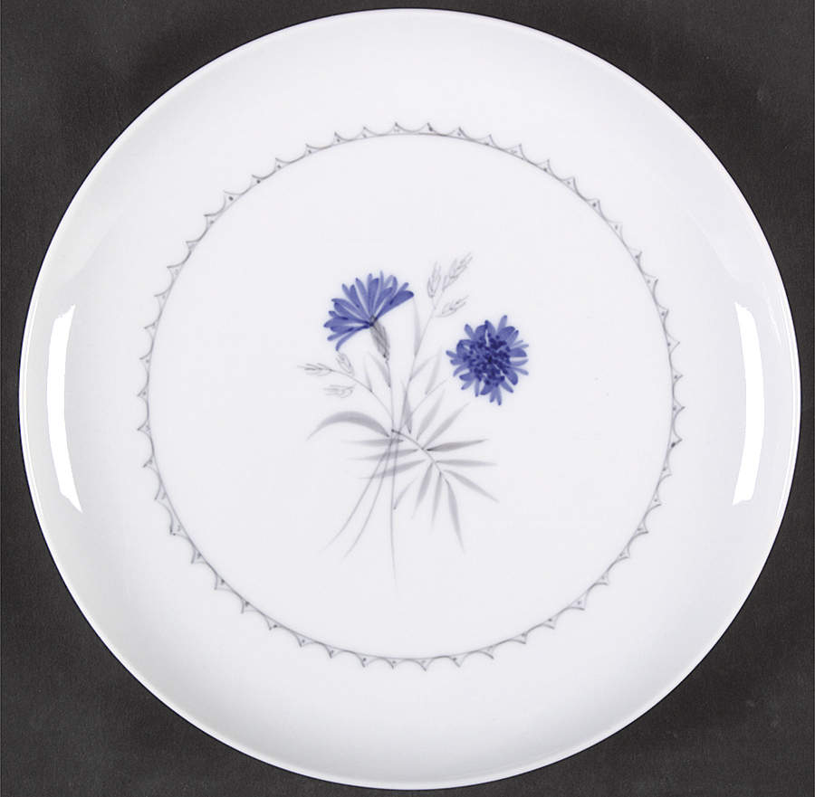 Cornflower Salad Plate by Bing & Grondahl-1