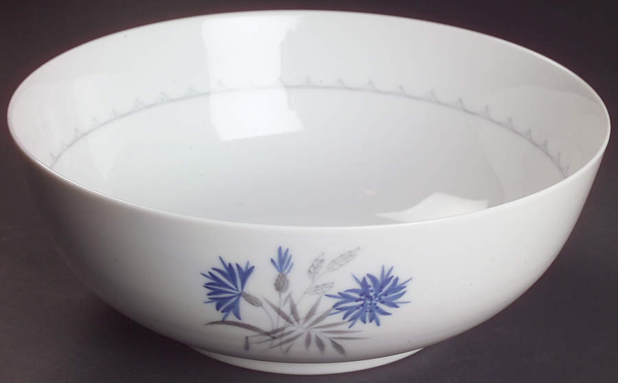 Cornflower 8" Round Vegetable Bowl by Bing & Grondahl-1