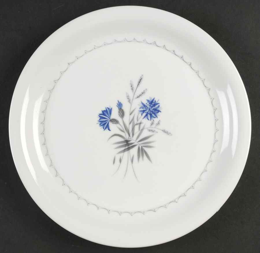 Cornflower Cake Plate by Bing & Grondahl-1