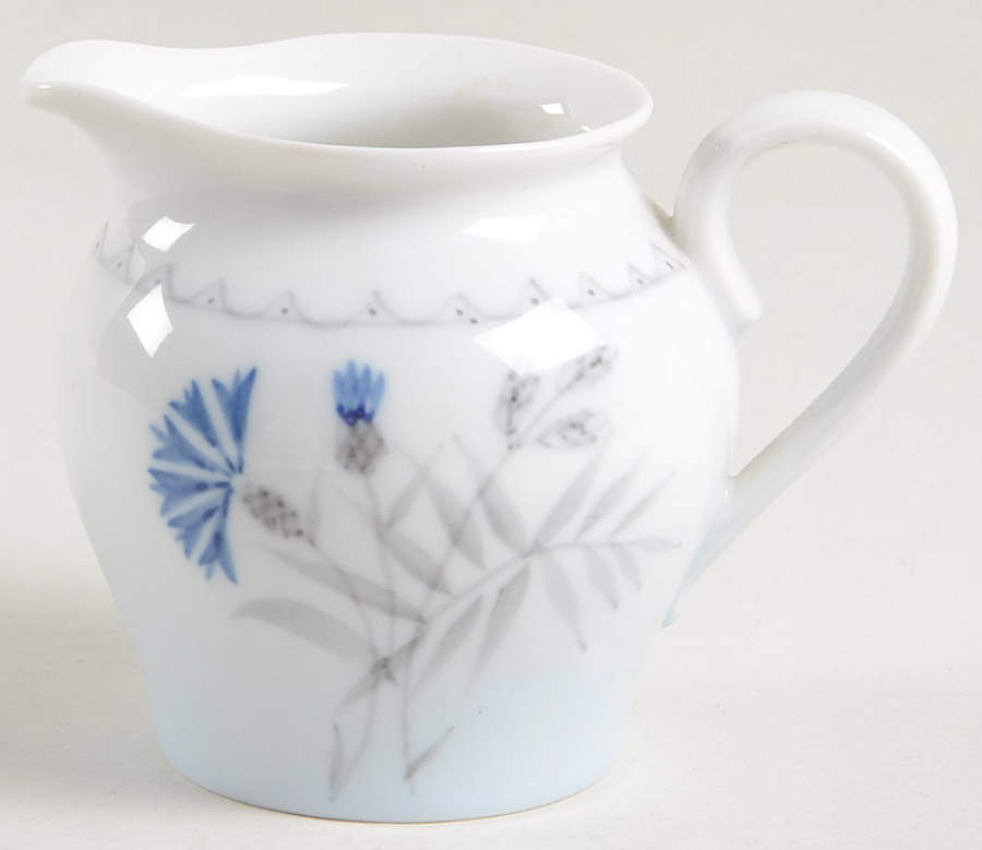 Cornflower Blue Edge Creamer by Bing & Grondahl-1