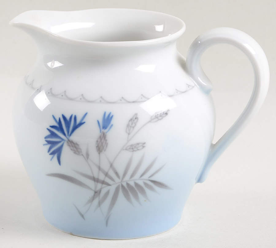 Cornflower Blue Edge Mini Creamer by Bing & Grondahl-1