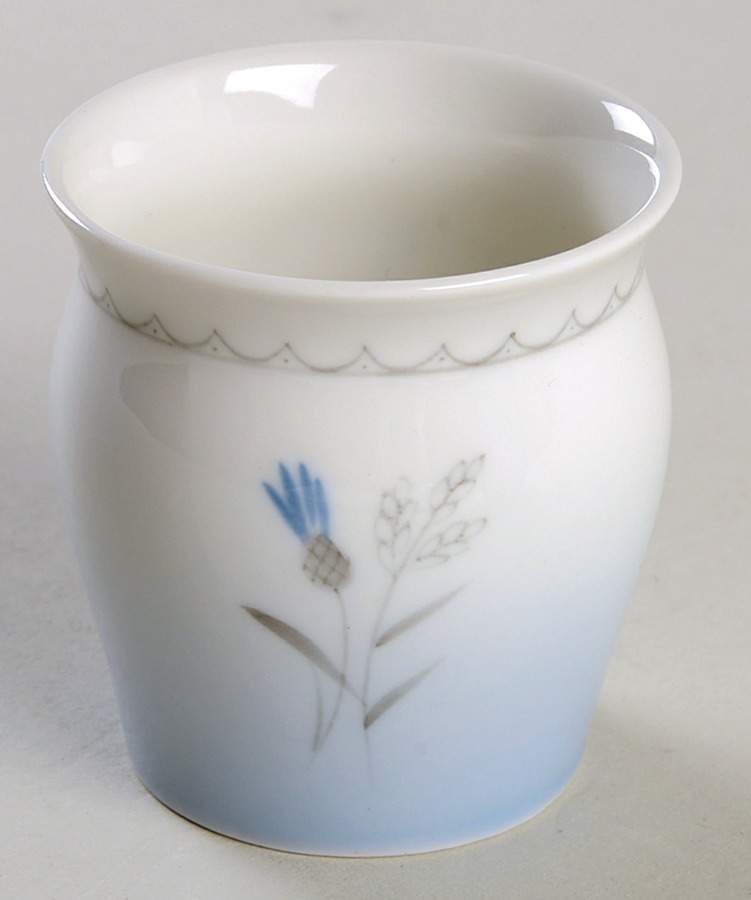 Cornflower Blue Edge Toothpick Holder by Bing & Grondahl-1