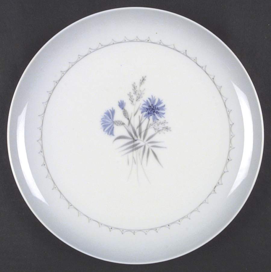 Cornflower Blue Edge Dinner Plate by Bing & Grondahl-1