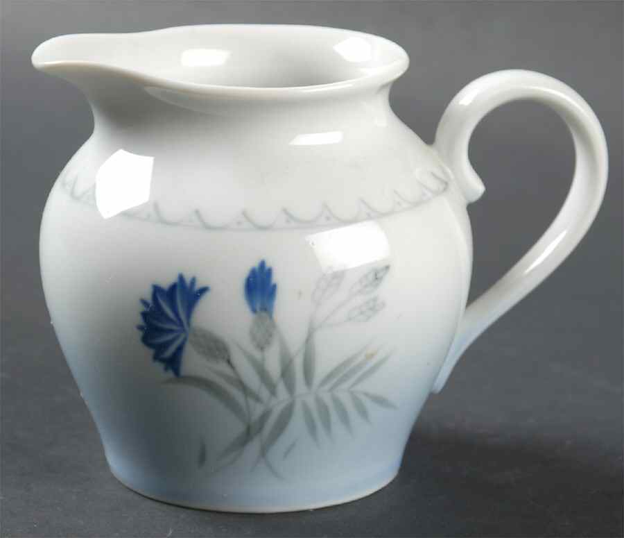 Cornflower Blue Edge Creamer by Bing & Grondahl-1