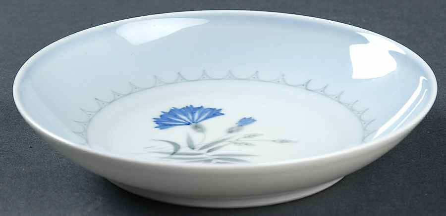 Cornflower Blue Edge Fruit/Dessert (Sauce) Bowl by Bing & Grondahl-1