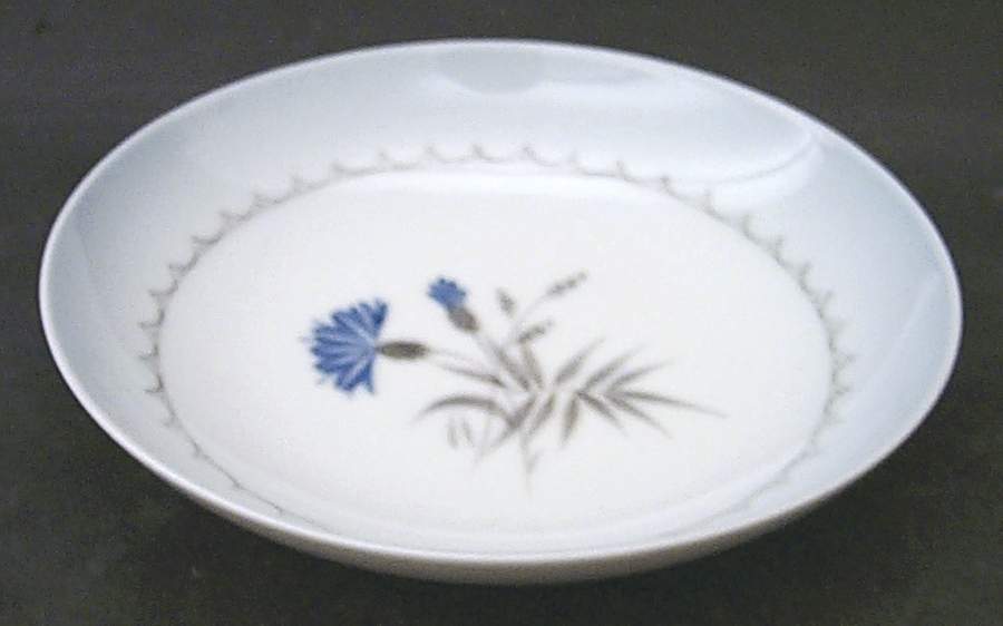Cornflower Blue Edge Fruit/Dessert (Sauce) Bowl by Bing & Grondahl-1