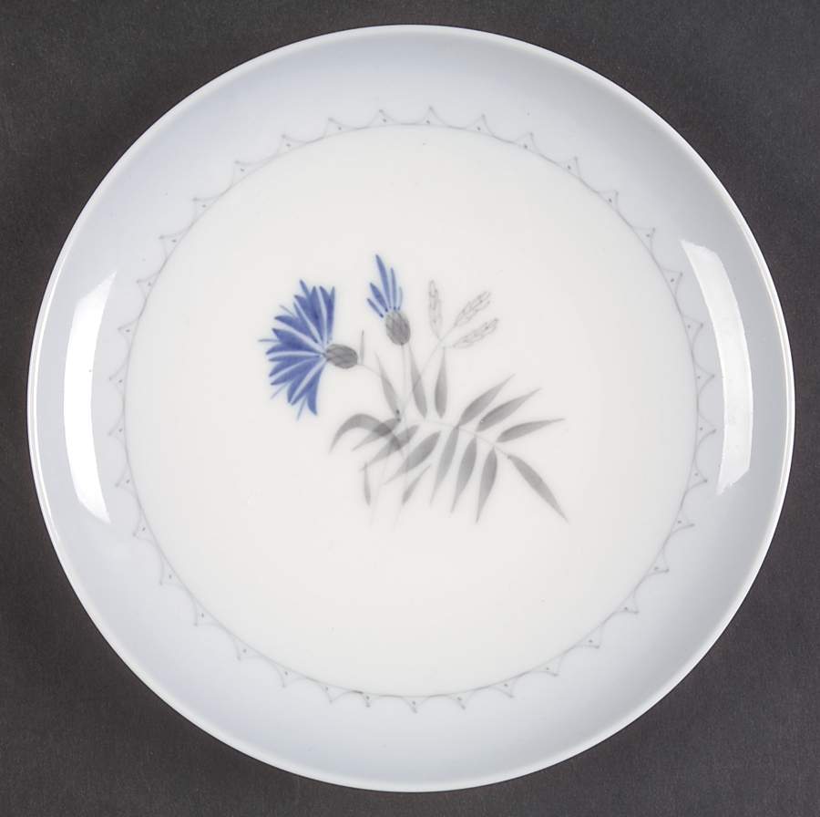 Cornflower Blue Edge Bread & Butter Plate by Bing & Grondahl-1