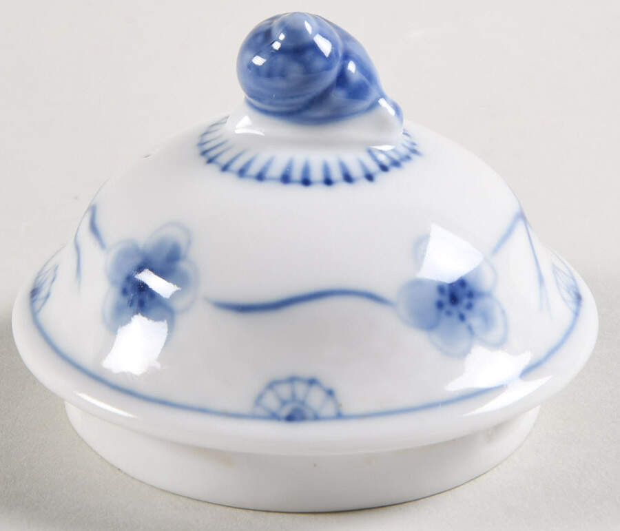 Empire Blue and White Lid for Teapot by Bing & Grondahl-1