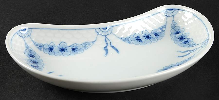Empire Blue and White Crescent Salad Plate by Bing & Grondahl-1