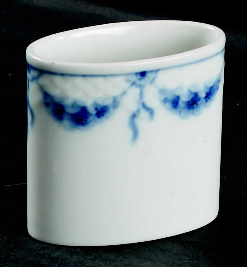 Empire Blue and White Cigarette Holder by Bing & Grondahl-1