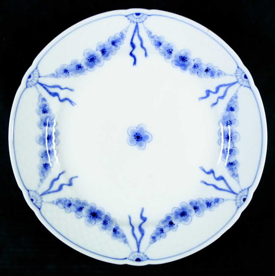 Empire Blue and White 12" Chop Plate (Round Platter) by Bing & Grondahl-1
