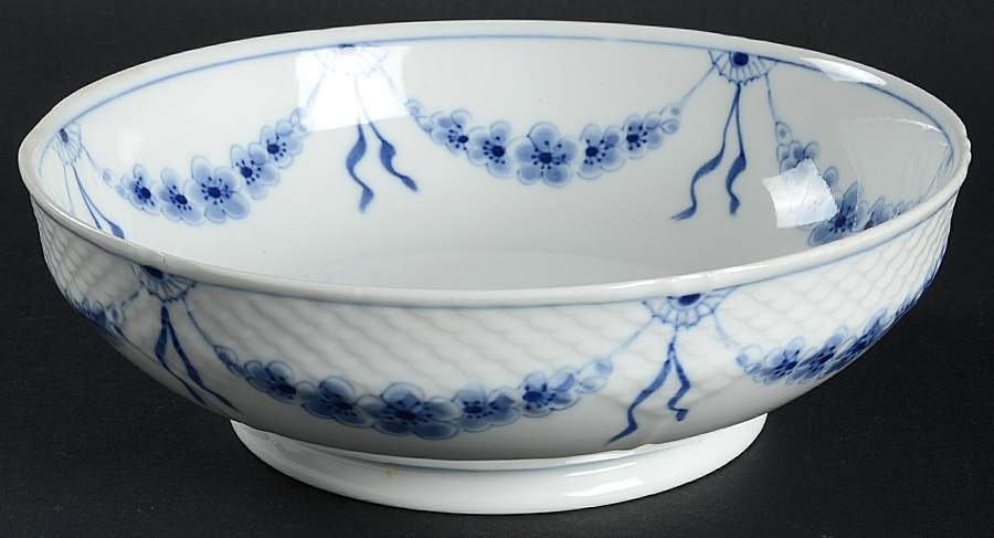 Empire Blue and White 9" Round Vegetable Bowl by Bing & Grondahl-1