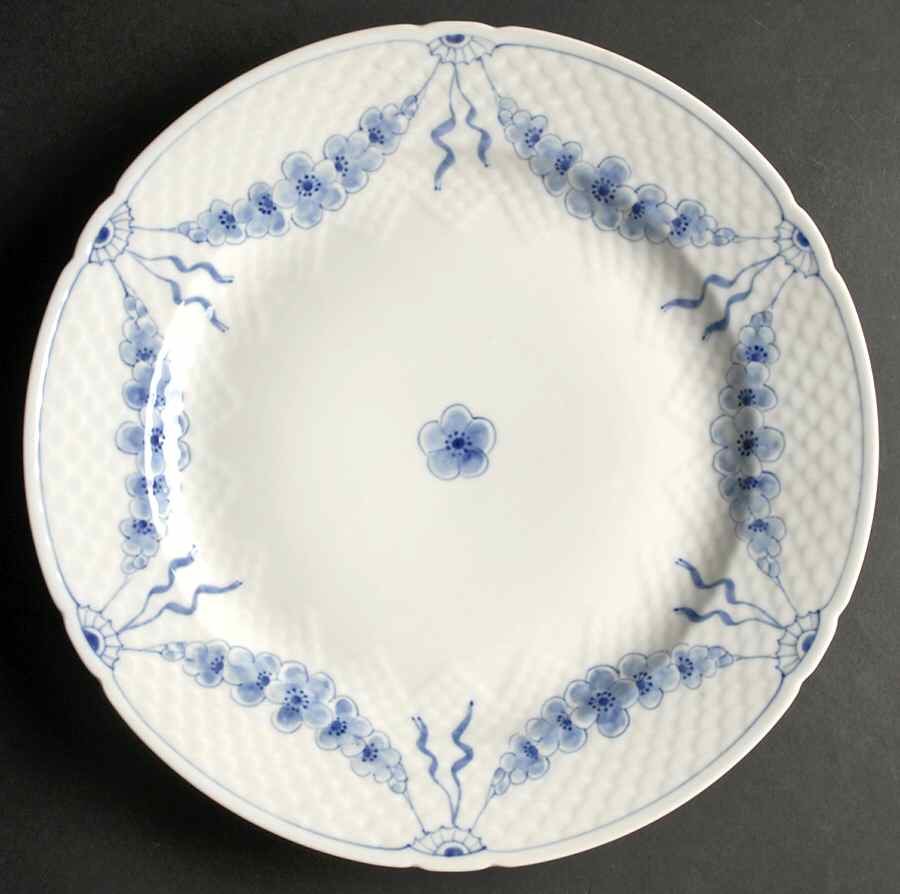 Empire Blue and White 13" Chop Plate (Round Platter) by Bing & Grondahl-1