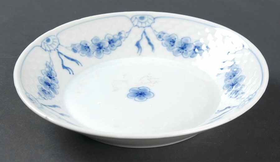Empire Blue and White Coupe Cereal Bowl by Bing & Grondahl-1