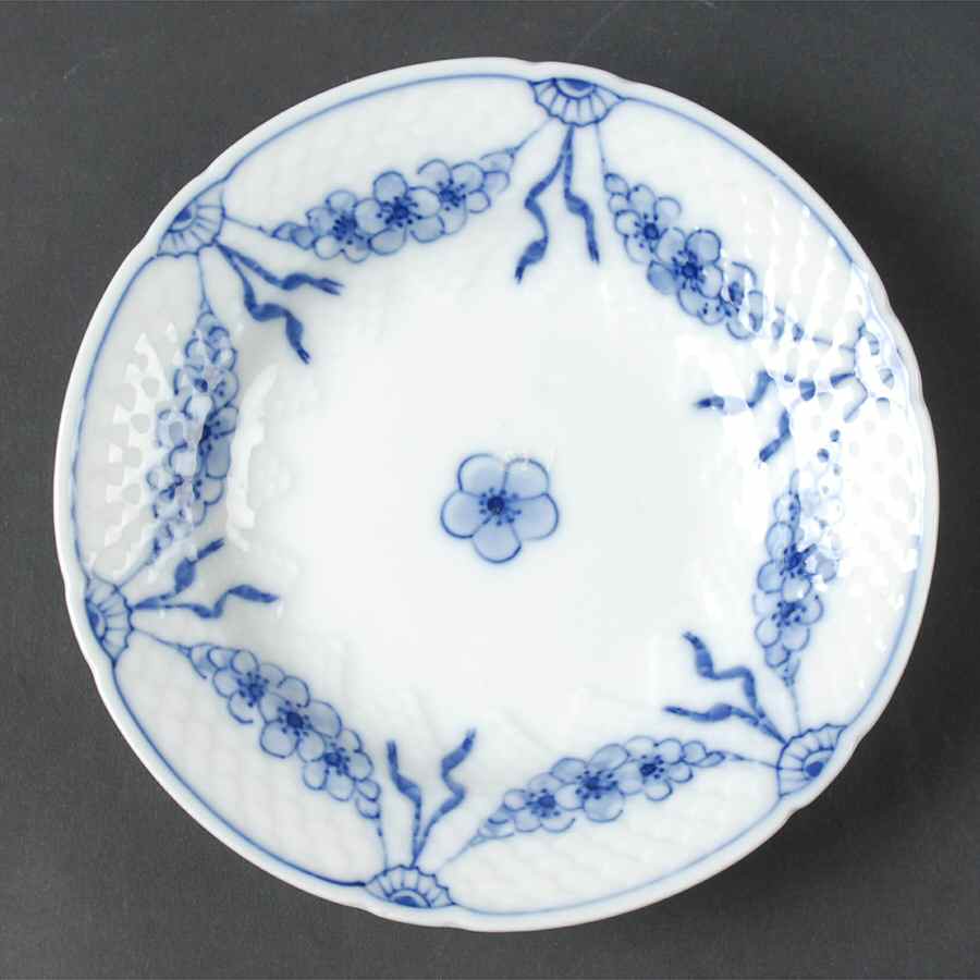 Empire Blue and White Bread & Butter Plate by Bing & Grondahl-1